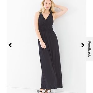NWT SOMA BLACK MAXI DRESS